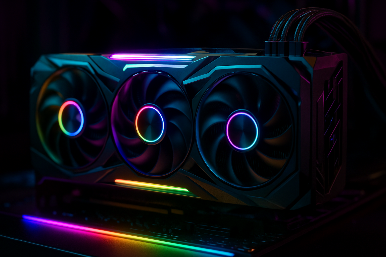 Advanced GPU with RGB lighting