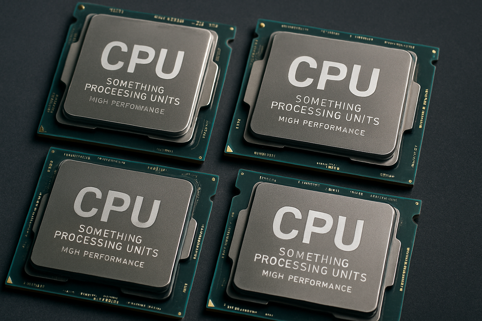 High-performance CPUs by Somethings Processing Units